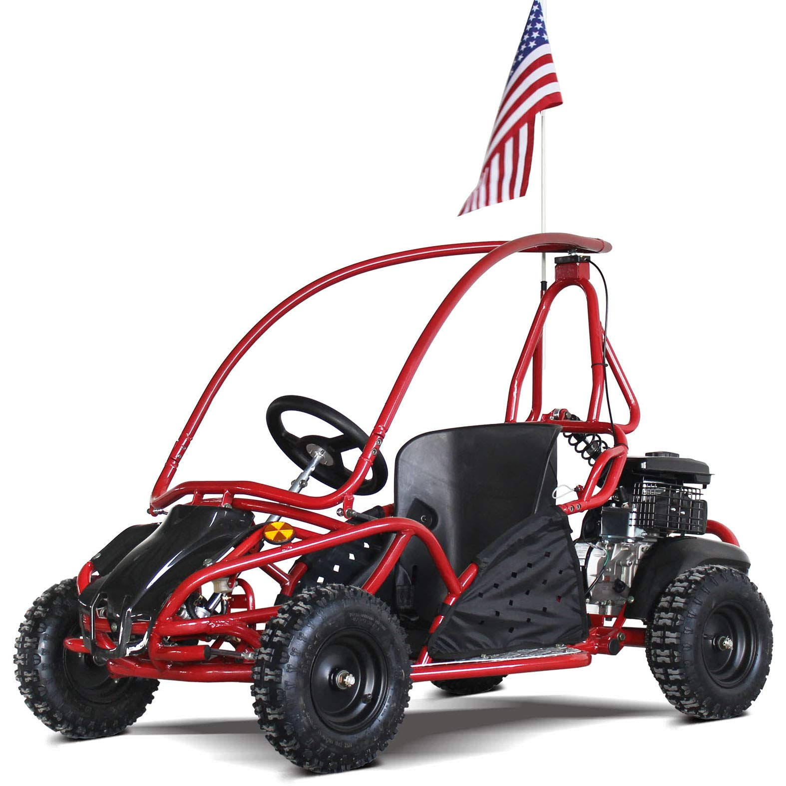 Motor HQ 79cc 80cc Go Kart Off Road Gas Powered DF80GKS (Red)