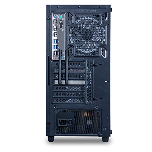 MXZ Gaming PC Desktop Computer, AMD Ryzen 5 4500, RTX 3060,16GB DDR4, NVME 500G SSD, 6RGB Fans, Win 11 Pro Ready, Gamer Desktop Computer(R5 4500| RTX3060)