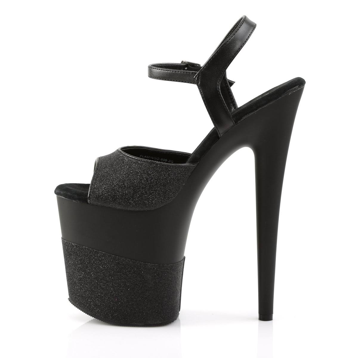 Pleaser FLAMINGO-809-2G, 8x22 Heel Ankle Strap Platform S - Gold 11