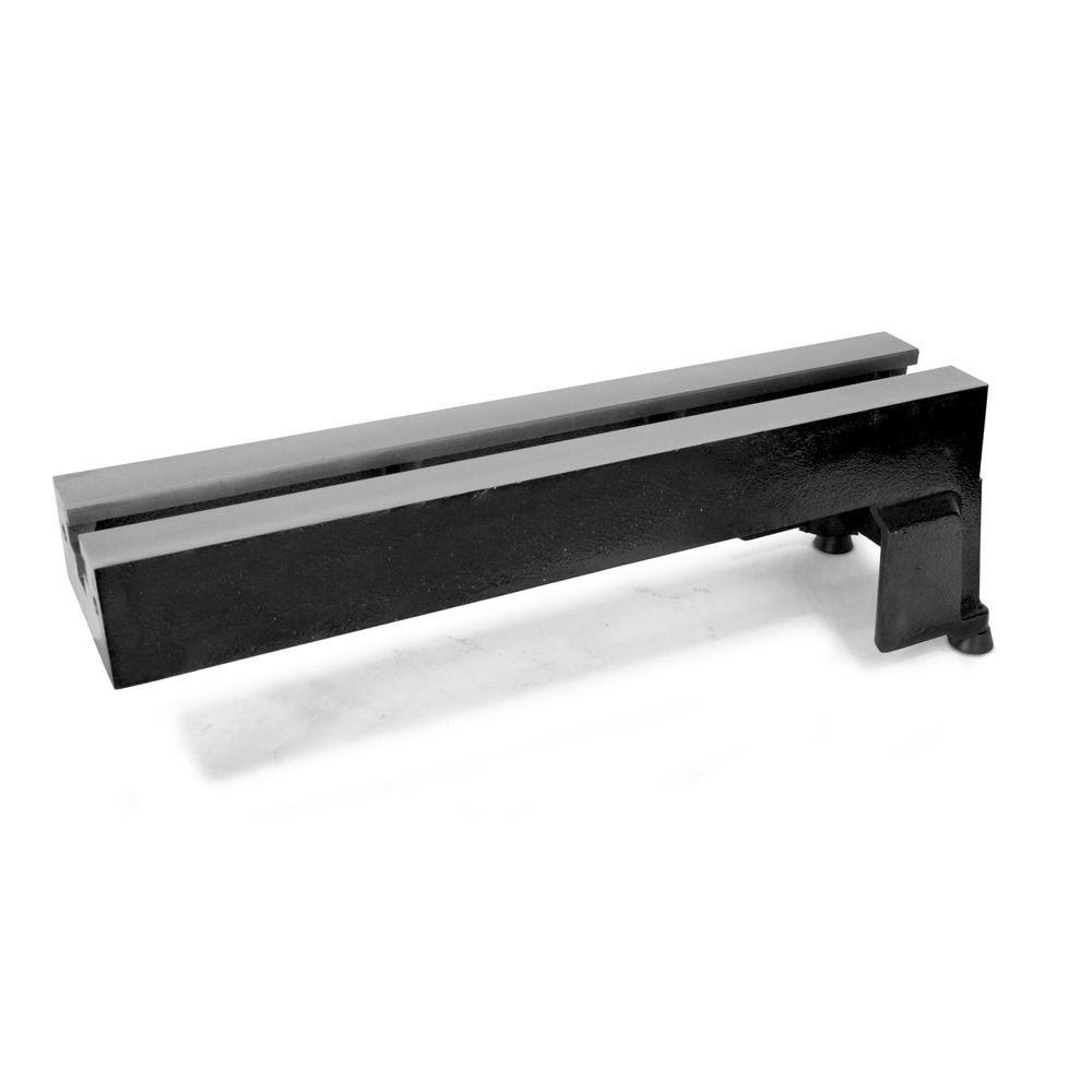 Wen 23 in. Cast Iron Wood Lathe Bed Extension for 12 in. x 18 in. Lathes 3424ex