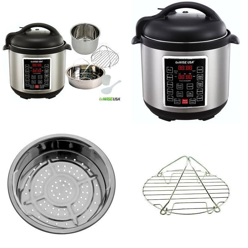 GoWISE USA 6 qt. 10-in-1 Electric Pressure Cooker