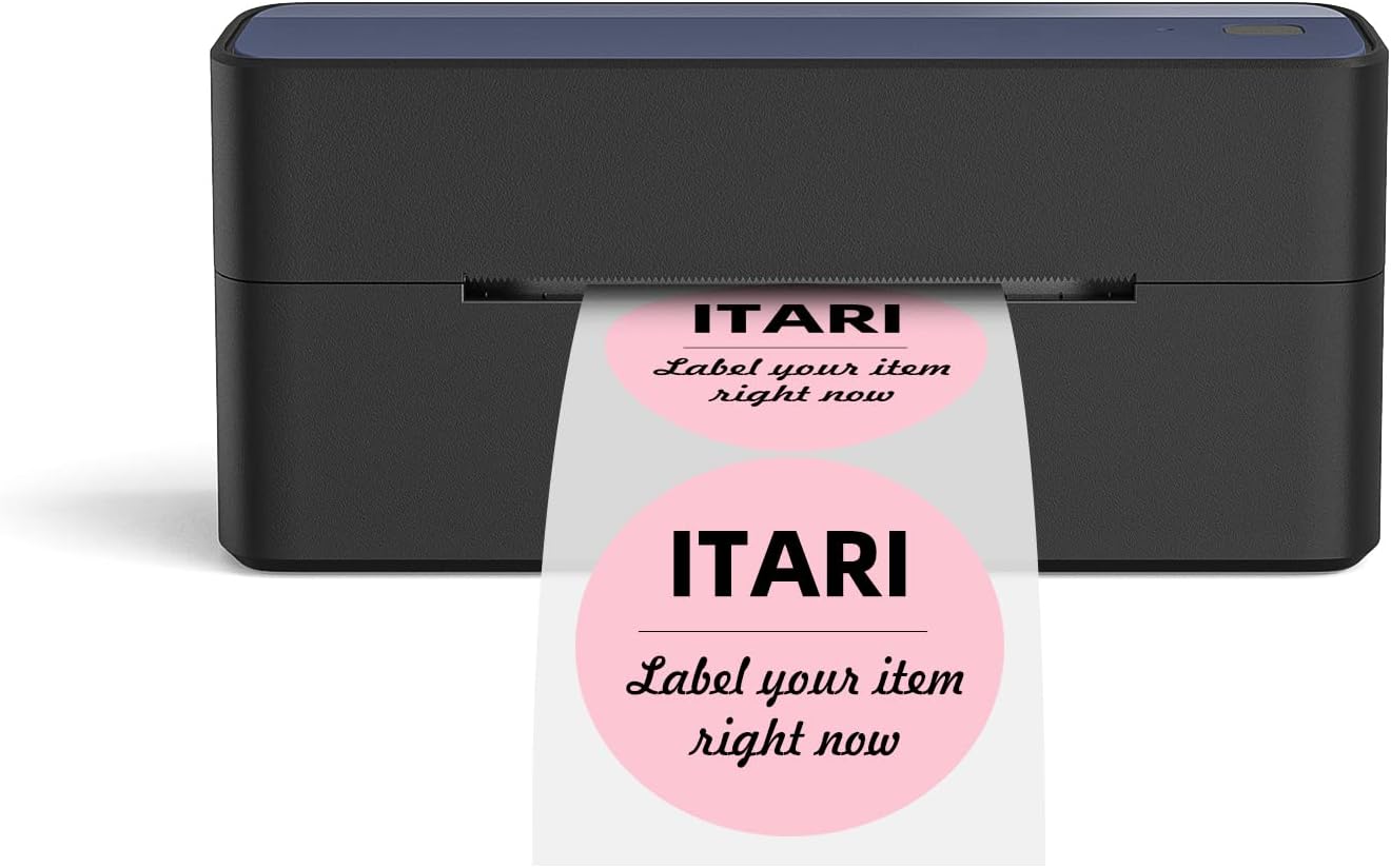 Shipping Label Printer, Thermal Label Printer Work with Windows & macOS, Thermal Printer for Shipping Labels, 152mm/s, Compatible with Amazon, Ebay, Esty, Shopify, UPS, FedEx, USPS