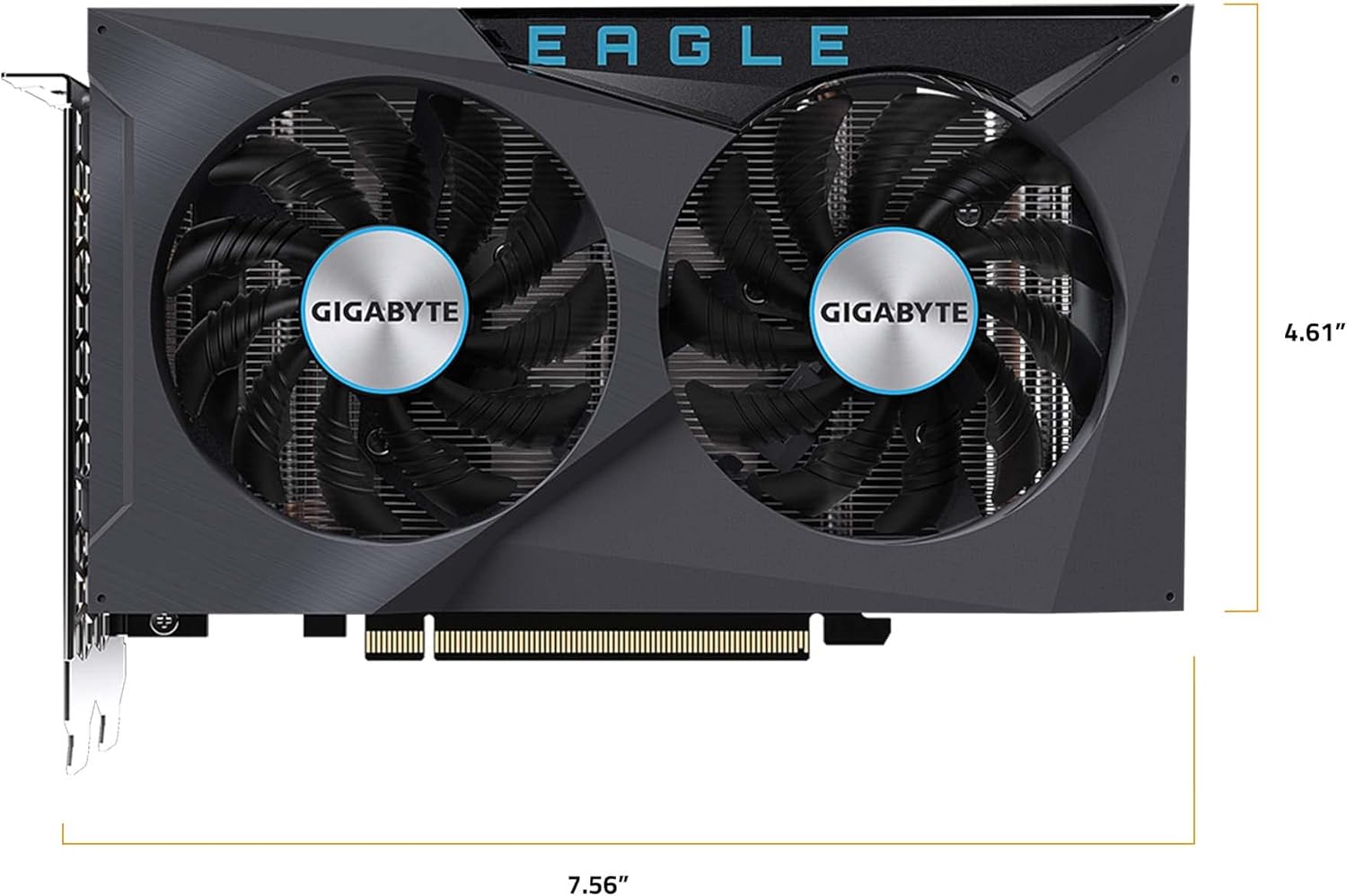 GIGABYTE Radeon RX 6500 XT Eagle 4G Graphics Card, WINDFORCE 2X Cooling System, 4GB 64-bit GDDR6, GV-R65XTEAGLE-4GD Video Card