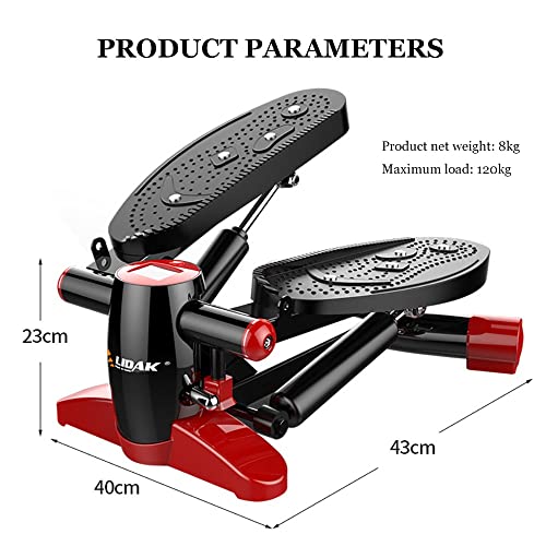 Steppers for Exercise, Exercise Step Machine with LCD Display Stepper Machine Fitness Aerobic Stepper Home Gym Equipment for Beginners and Advanced Users, Mini Aerobic Stepper