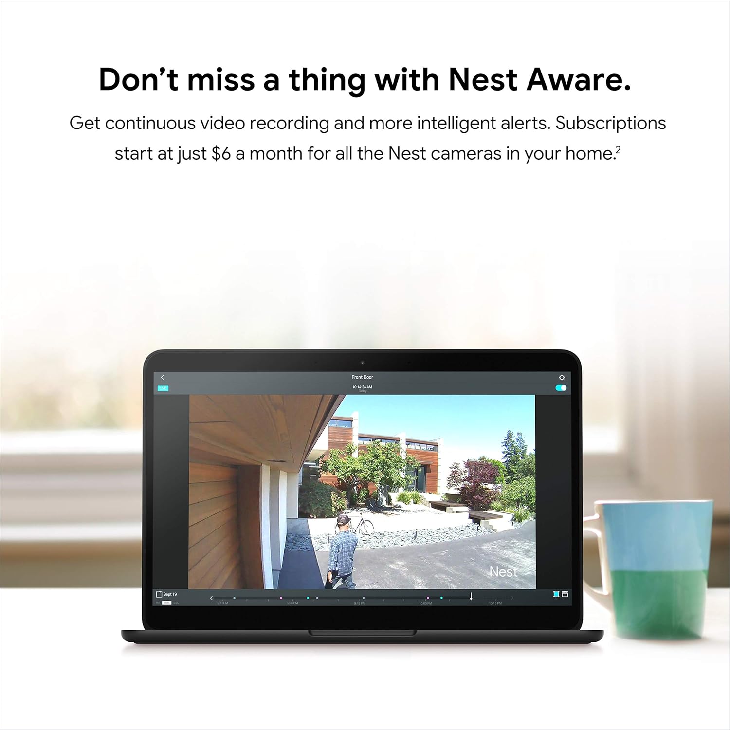 Google Nest Cam Outdoor - Weatherproof Outdoor Camera for Home Security - Surveillance Camera with Night Vision - Control with Your Phone