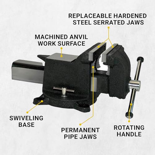 Yost Vises 910-AS 10" Heavy Duty Steel Bench Vise