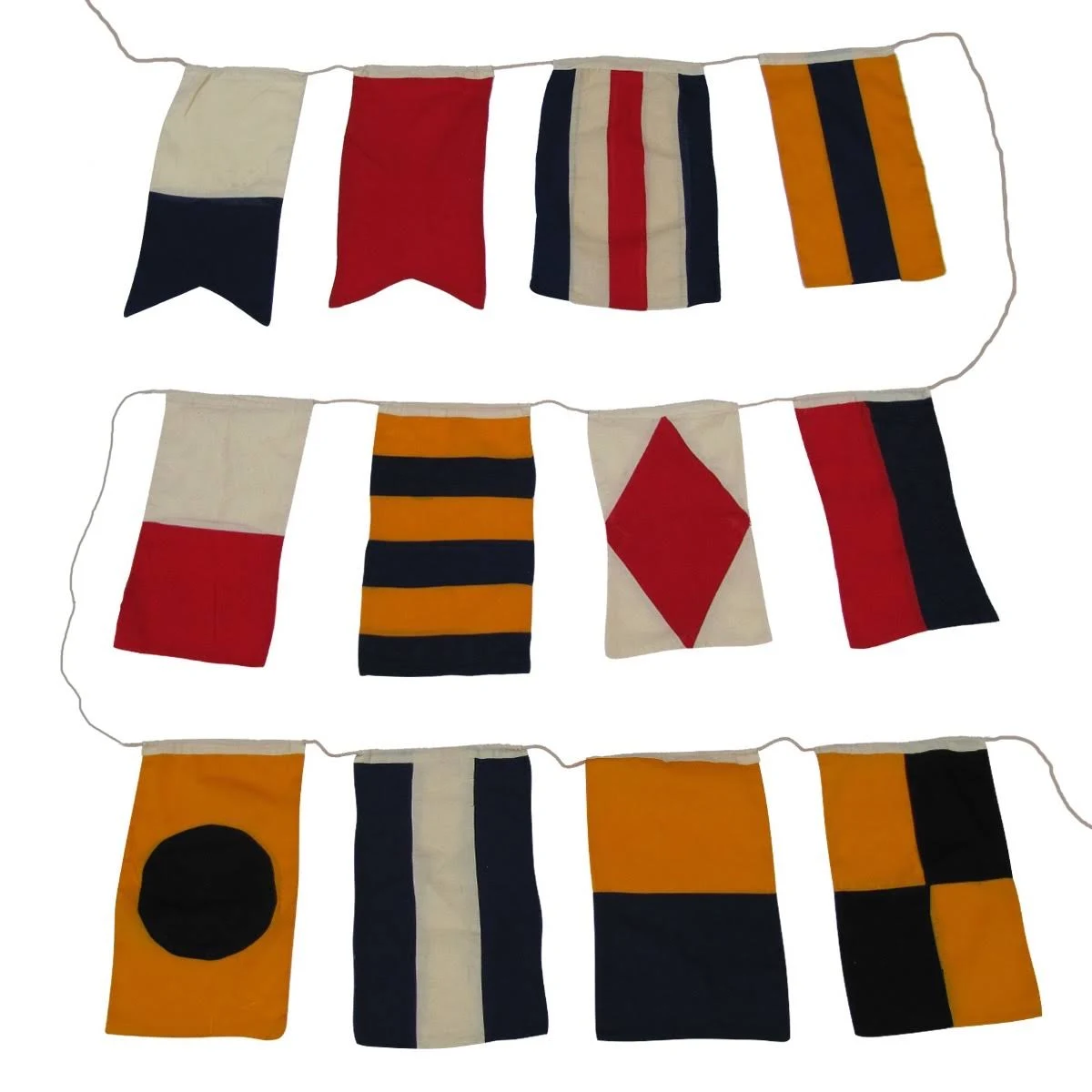 Set of 40 International Maritime Nautical Marine Signal Code Flags