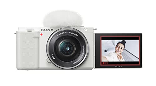 Sony Alpha ZV-E10 - APS-C Interchangeable Lens Mirrorless Vlog Camera Kit - Black