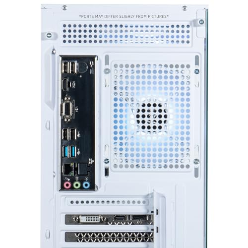 ViprTech Stryker 4.0 Liquid-Cooled PC - AMD Ryzen 7 (4.4GHz Turbo), RTX 4060 8GB, 32GB DDR4 3200, 1TB NVMe SSD, 700W PSU, WiFi BT, Win 11 Pro, RGB, Gaming Desktop Computer Prebuilt, White