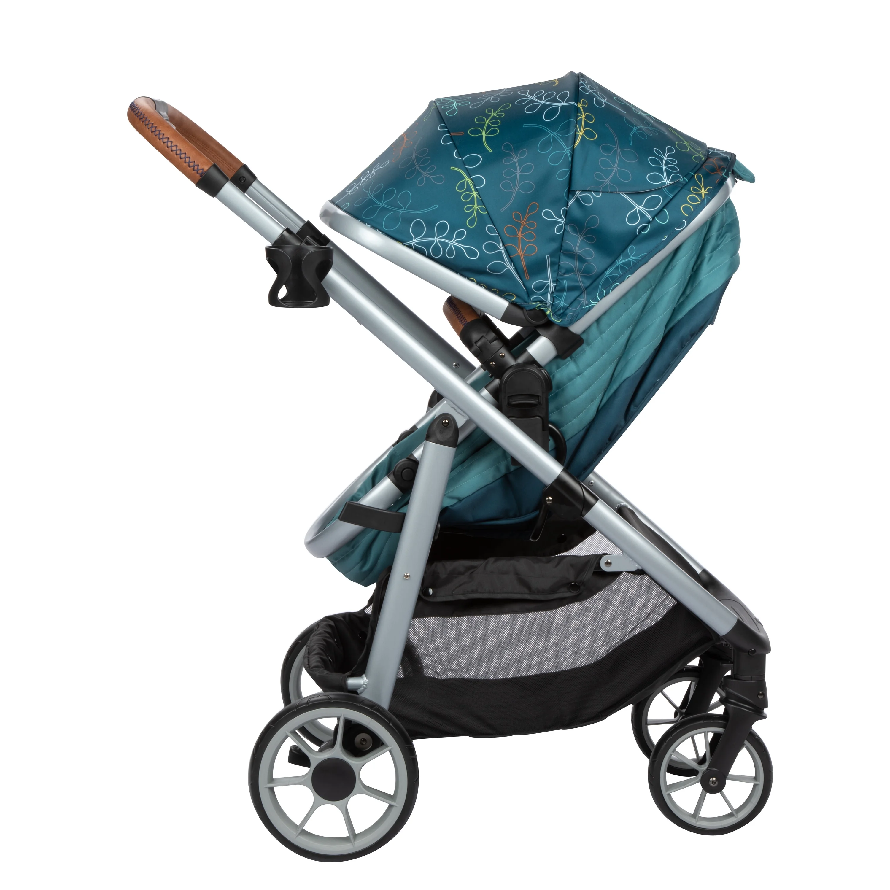 Monbebe Lynx 6 in 1 Modular Travel System Stroller and Infant Car Seat, Leaf