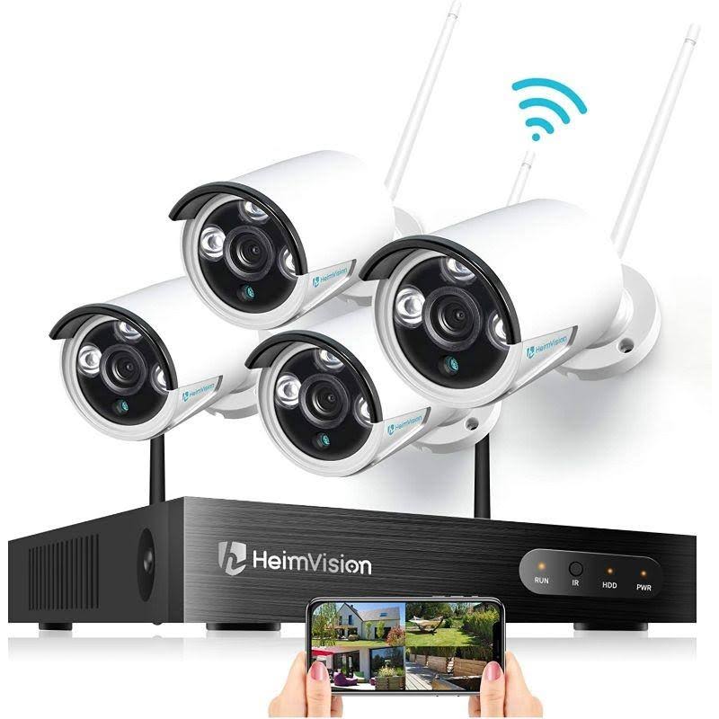 HeimVision HM241 1080p Wireless Security Camera System, 8CH NVR 4pcs