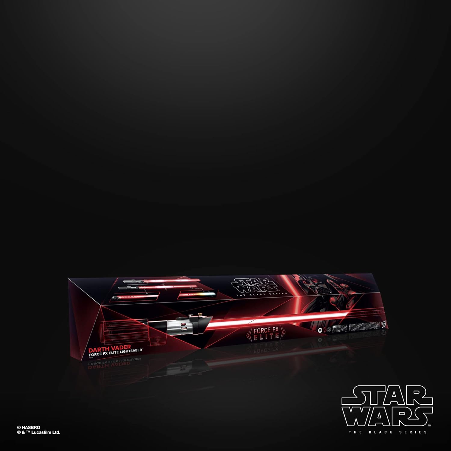 STAR WARS The Black Series Darth Vader Force FX Elite Lightsaber with Advanced LED and Sound Effects, Adult Collectible Roleplay Item