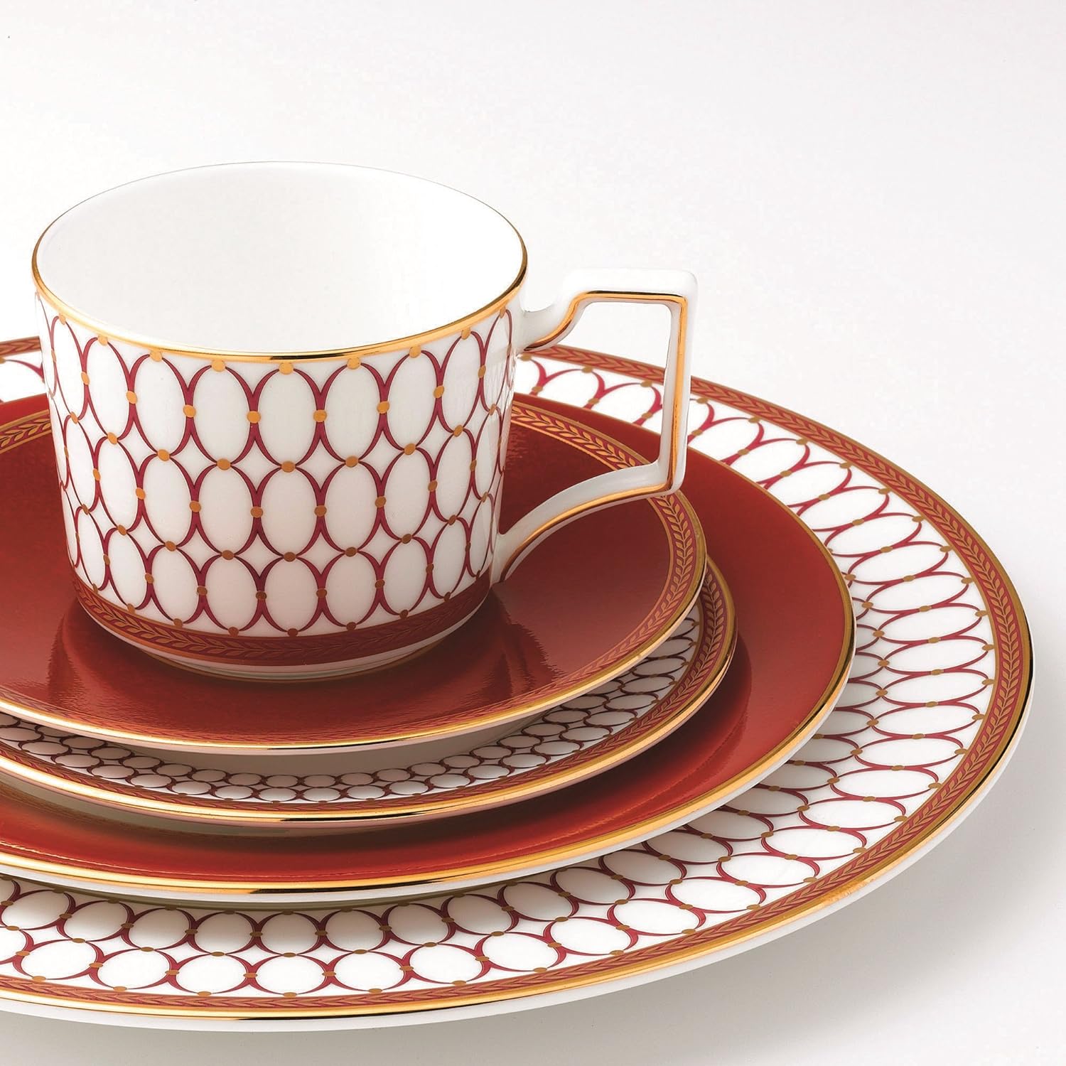Renaissance Red 5-Piece Place Setting