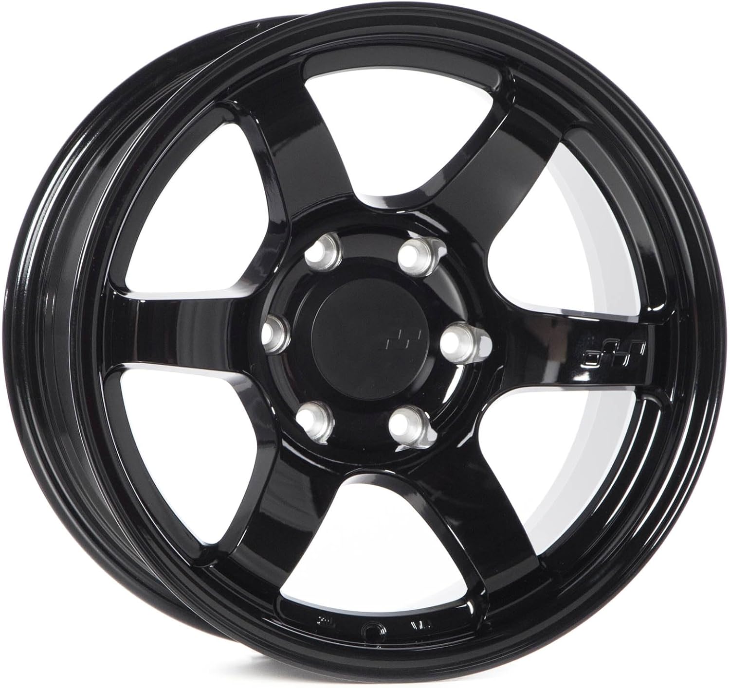 Steller 17 Inch Wheels Gloss Black 6x139.7 6x5.5 Bolt Pattern, 17x8.5, 10mm Offset, 106.1mm, 57DR-X Style Rims Compatible with 01-23 Tacoma, 02-23 4Runner, FJ Cruiser, GX470, GX460