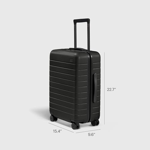 Away Bigger Carry-On Luggage, Lightweight Hardside Large Suitcase with Spinner Wheels, TSA Lock, Airline Approved, Navy Blue