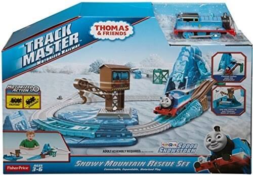 Fisher-Price Thomas u0026Amp; Friends TrackMaster Motorized Railway Snowy Mountain Rescue Set