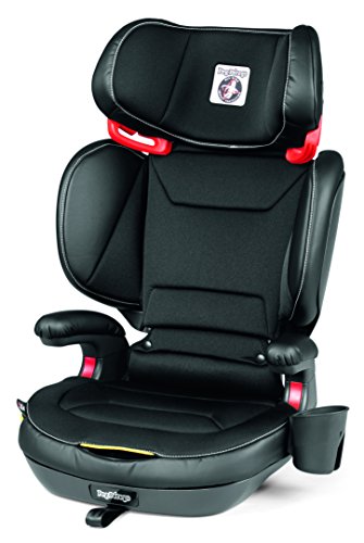 Peg Perego Viaggio Flex 120 - Booster Car Seat - for Children from 40 to 120 lbs - Made in Italy - Licorice (Black)