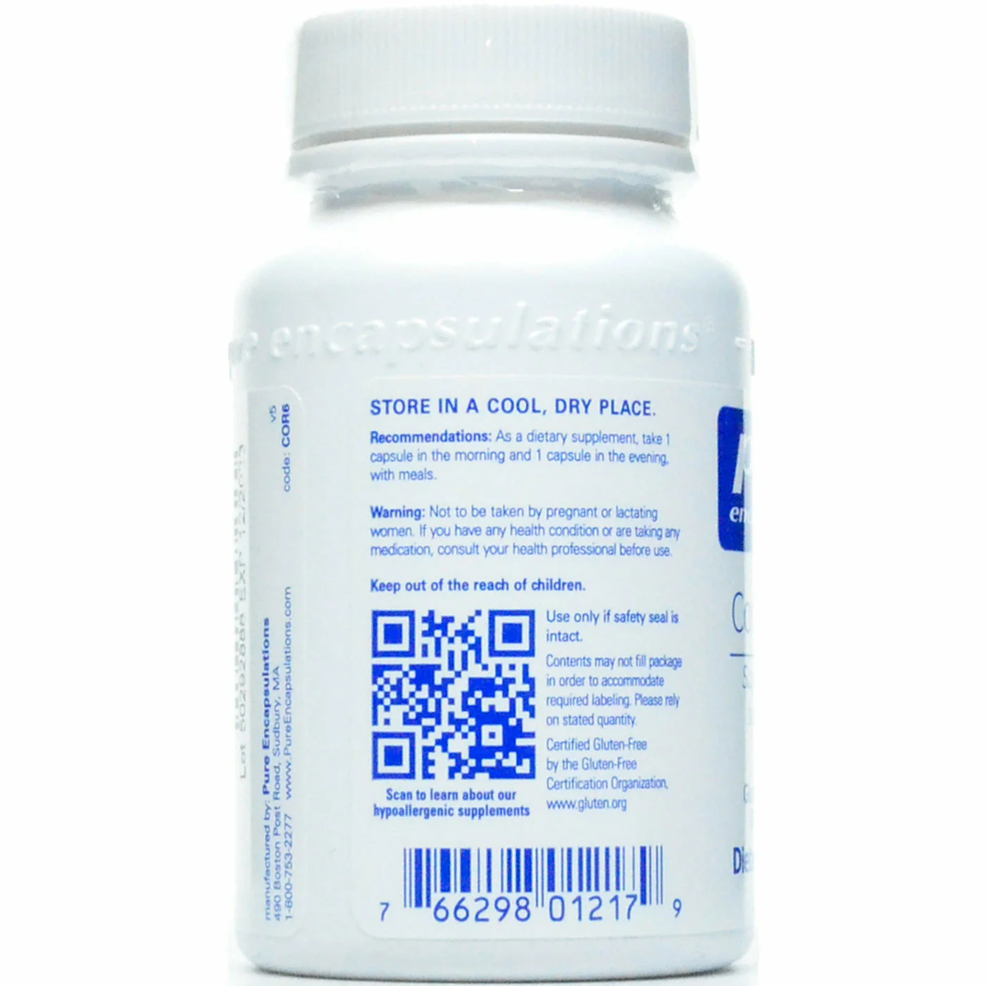 Cortisol Calm by Pure Encapsulations - Kansas Nuitrition - HNZSDS