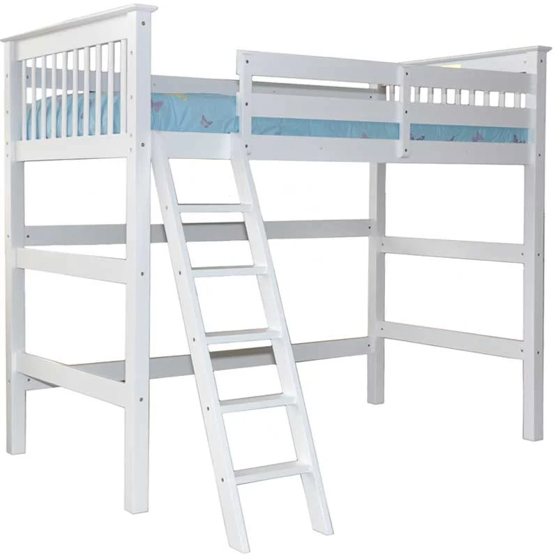 Humboldt Twin High Loft Bed White