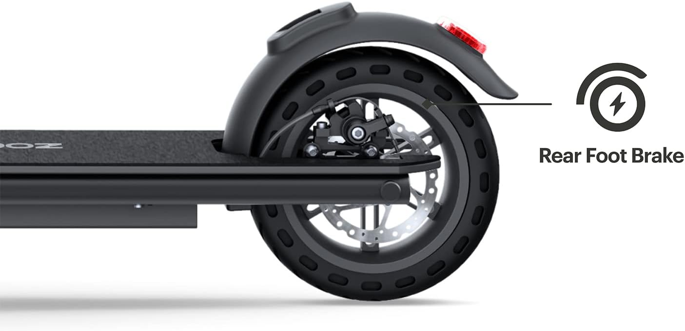 Jetson Racer Electric Scooter, 15 miles per hour, 16 miles Max Range, Twist Throttle, 250-Watt Motor, LCD Display, 3 Speed Modes, Ages 12+, Black, JRACER-BLK