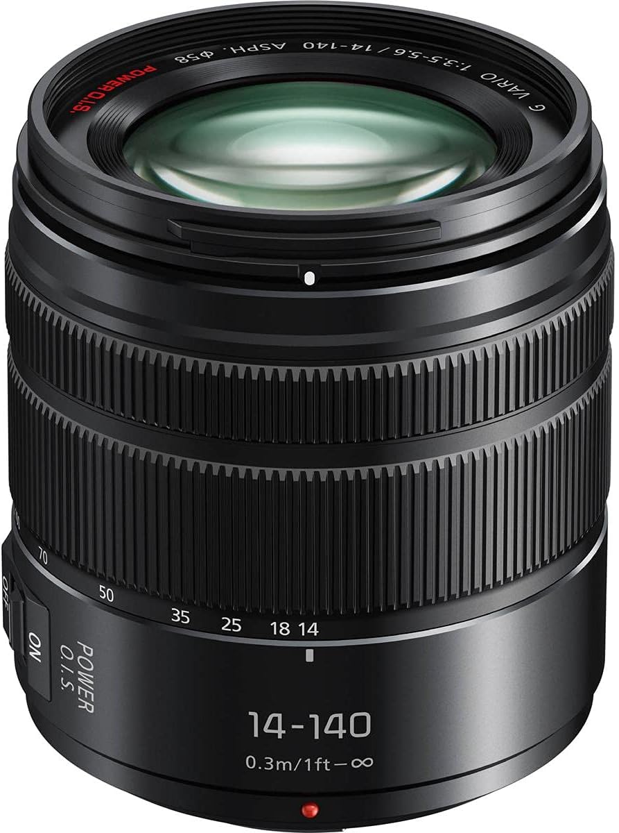 Panasonic Lumix G Vario 14-140mm Telephoto Zoom Lens with F3.5-5.6 II ASPH, Mirrorless Micro Four Thirds, Power O.I.S. - H-FSA14140 (Upgraded) Bundle with Slik Sprint Pro II Tripod, 16GB SD Card
