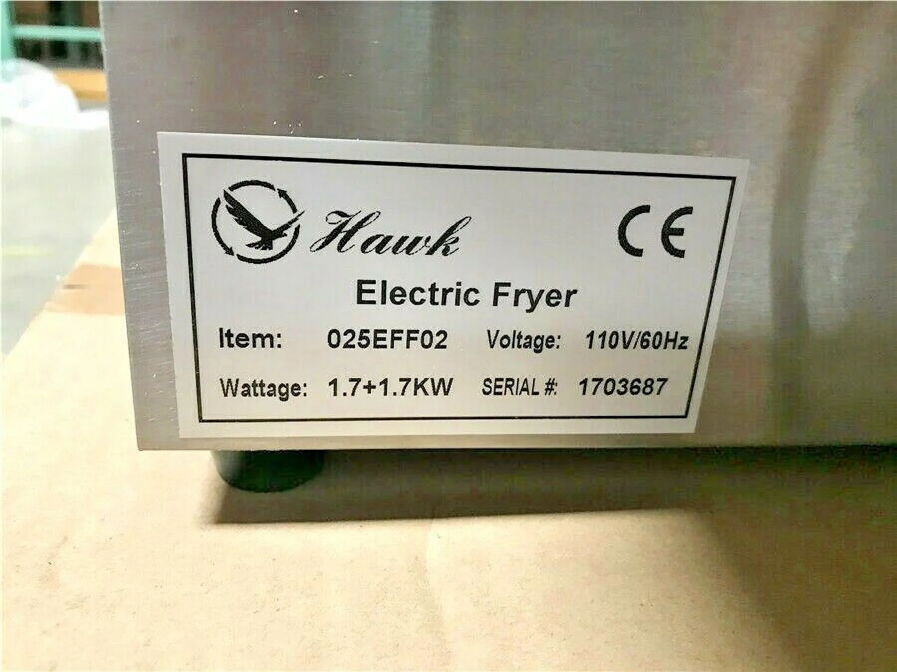 NEW 12L Double Electric Deep Fryer Counter Top Model Single Basket W/ Cover 110V