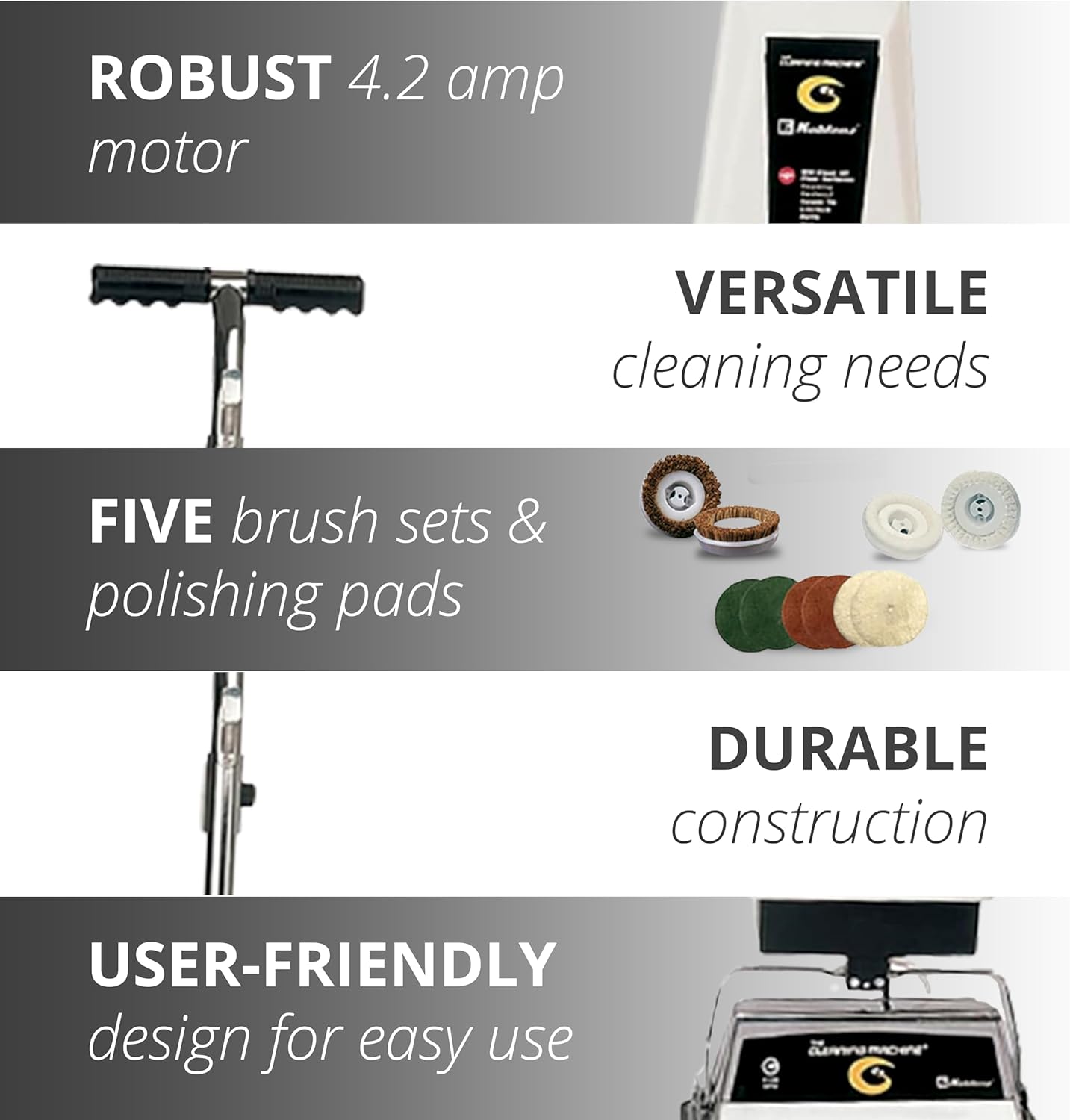 Koblenz P-2600 Commercial Floor and Carpet Shampoo/Polisher.