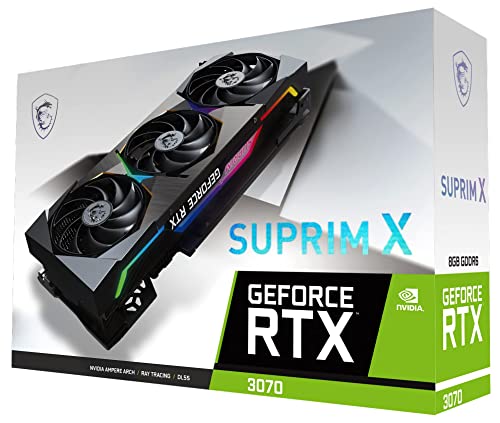 MSI Gaming GeForce RTX 3080 Ti Gaming X Trio 12G Computer Gaming Graphics Card 12GB GDRR6X 320-Bit HDMI/DP Nvlink Torx Fan 3 Ampere Architecture OC, NVIDIA GPU Video Cards for Gaming PC (Renewed)