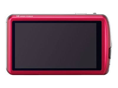 Panasonic Lumix DMC-FP7 16.1 MP Compact Digital Camera - 720p - Red