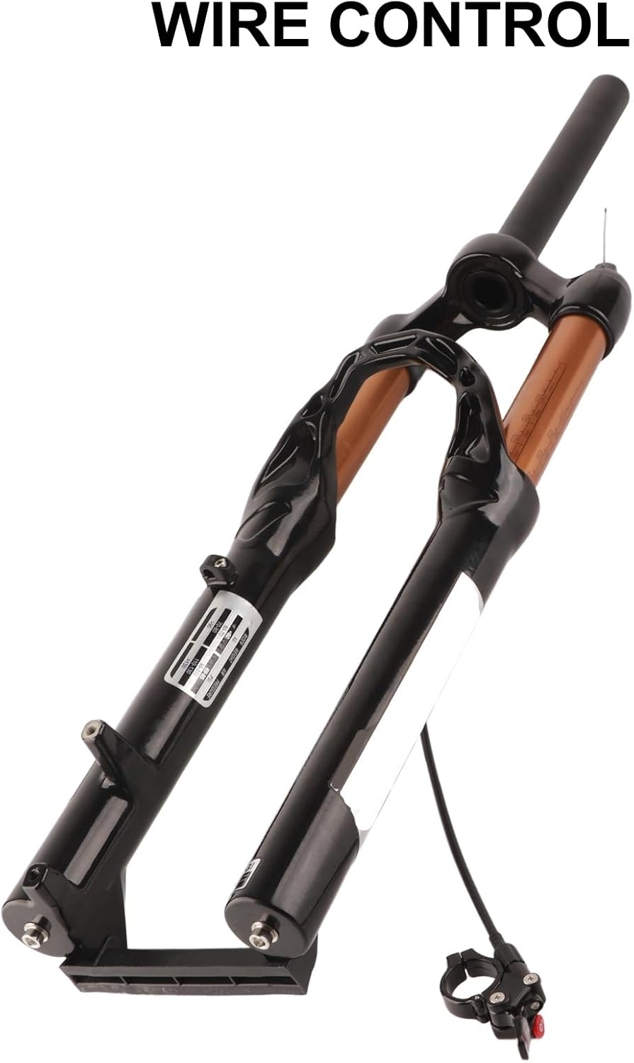 VGEBY 24 Inch Mountain Bike Front Fork Shock Absorb Quick Release Wire Control Bike Suspension Fork