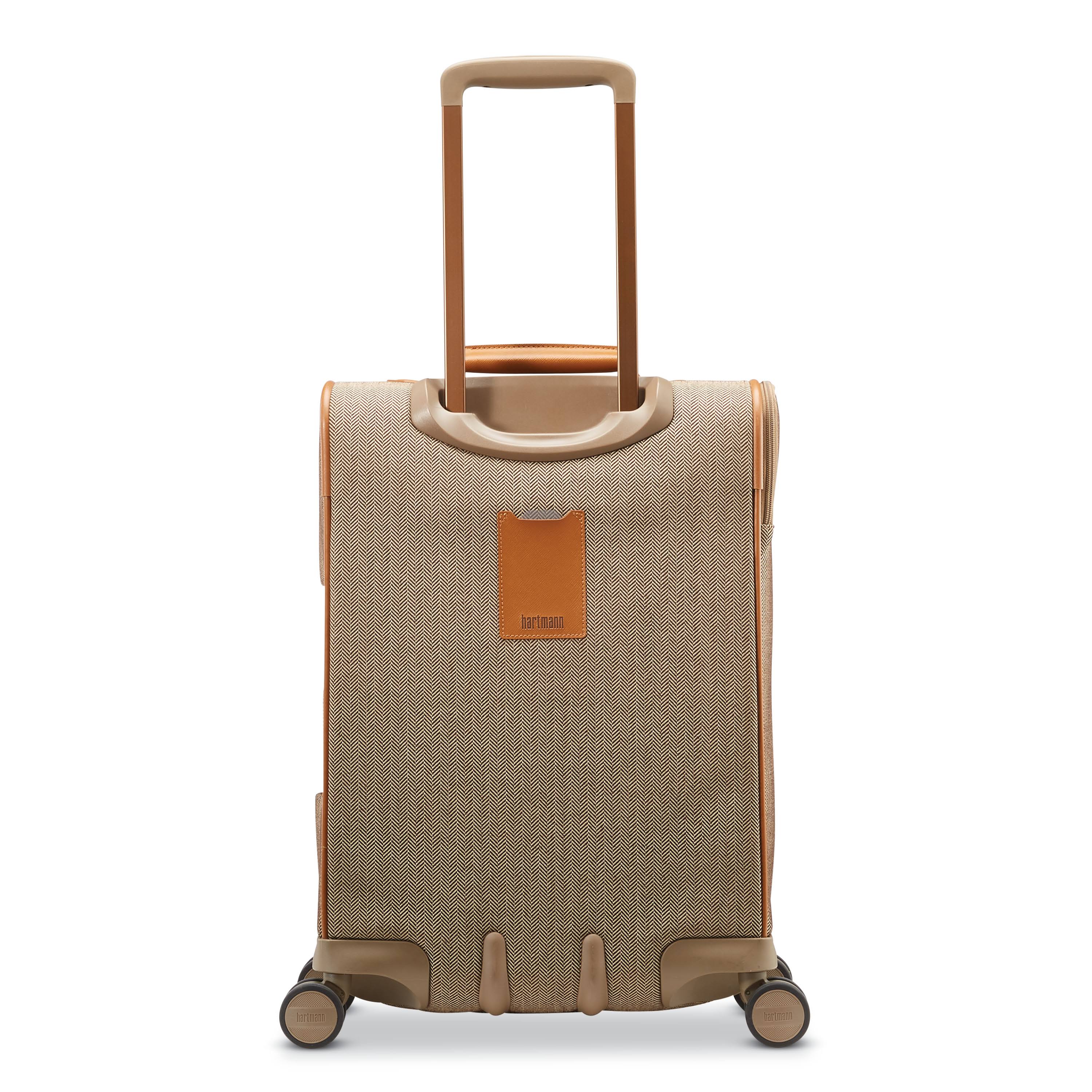 Hartmann Herringbone Deluxe Domestic Carry on Expandable Spinner - Terracotta Herringbone