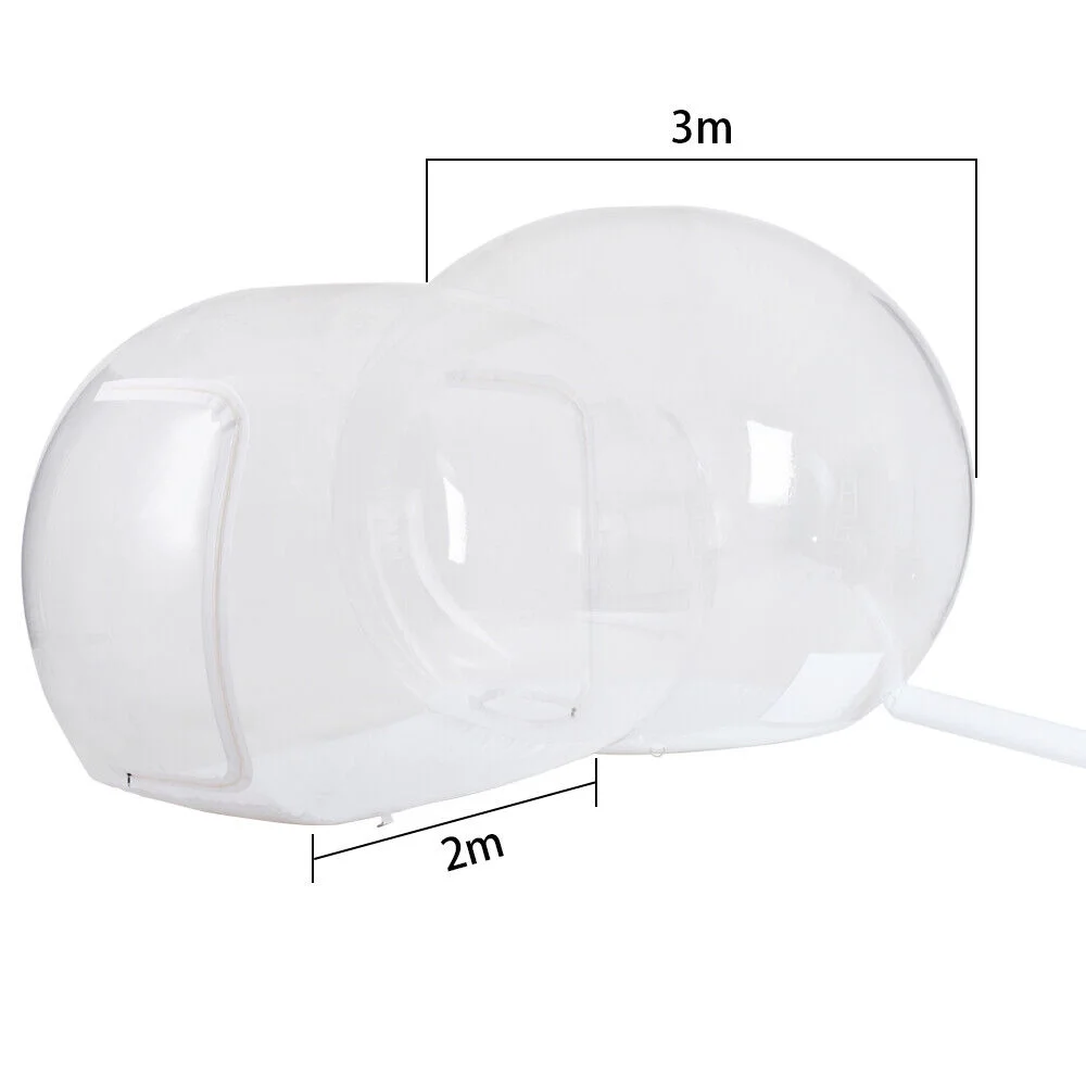 SHZICMY Inflatable Eco Home Tent House Outdoor Dome Camping Cabin Lodge Air Bubble 3Mx5M