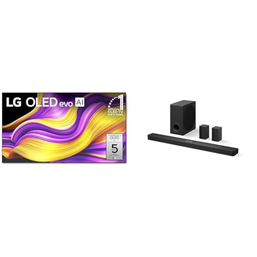 LG 55-Inch Class OLED evo AI 4K G5 Series Smart TV w/Dolby Atmos, Dolby Vision, HDR10, AI Super Upscaling 4K, Filmmaker Mode, Wow Orchestra, Alexa Built-in (OLED55G5WUA, 2025)