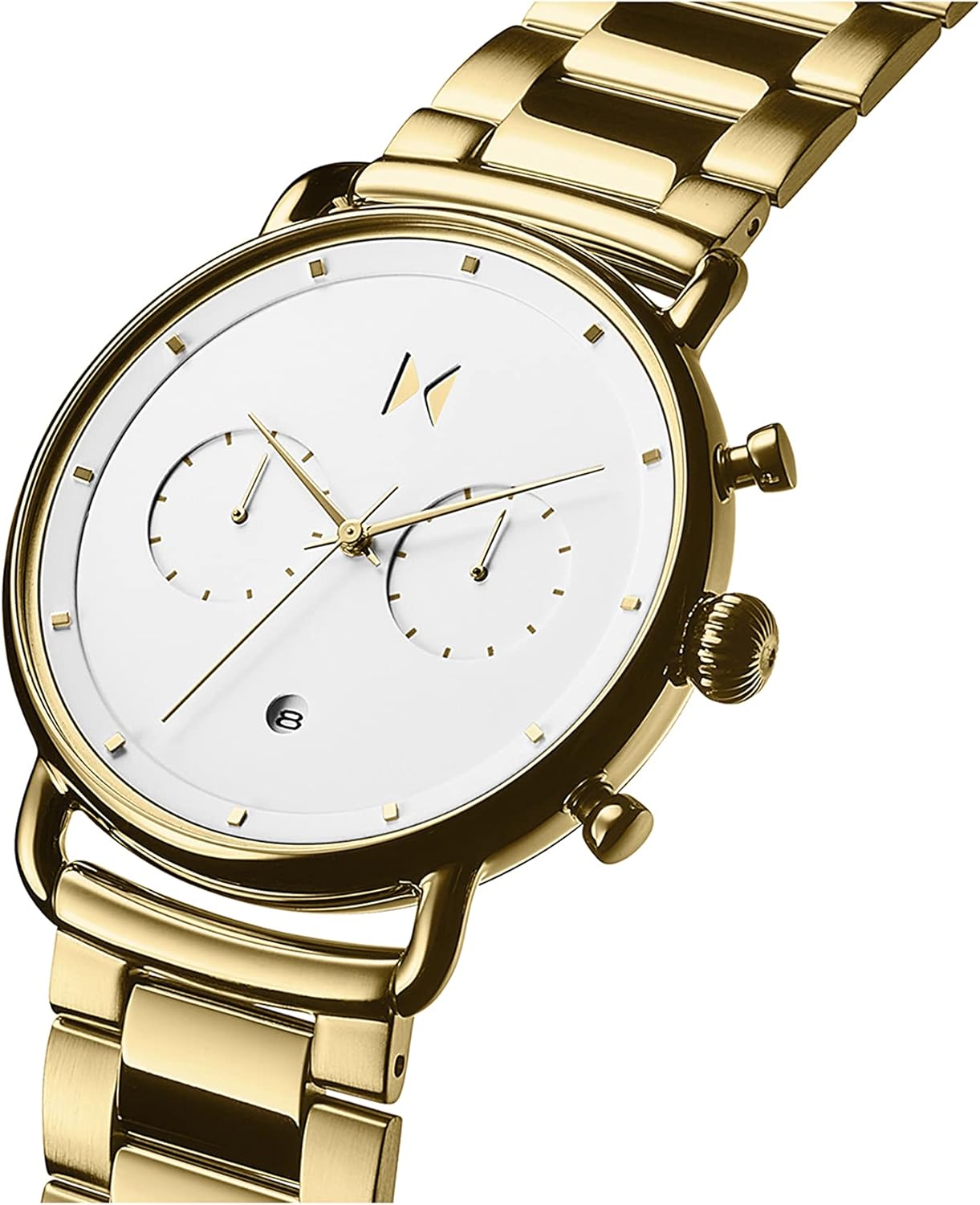 MVMT Blacktop Men's 47 MM Apollo Gold Chronograph Watch