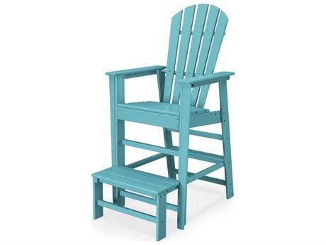 POLYWOOD South Beach Lifeguard Chair - Pacific Blue