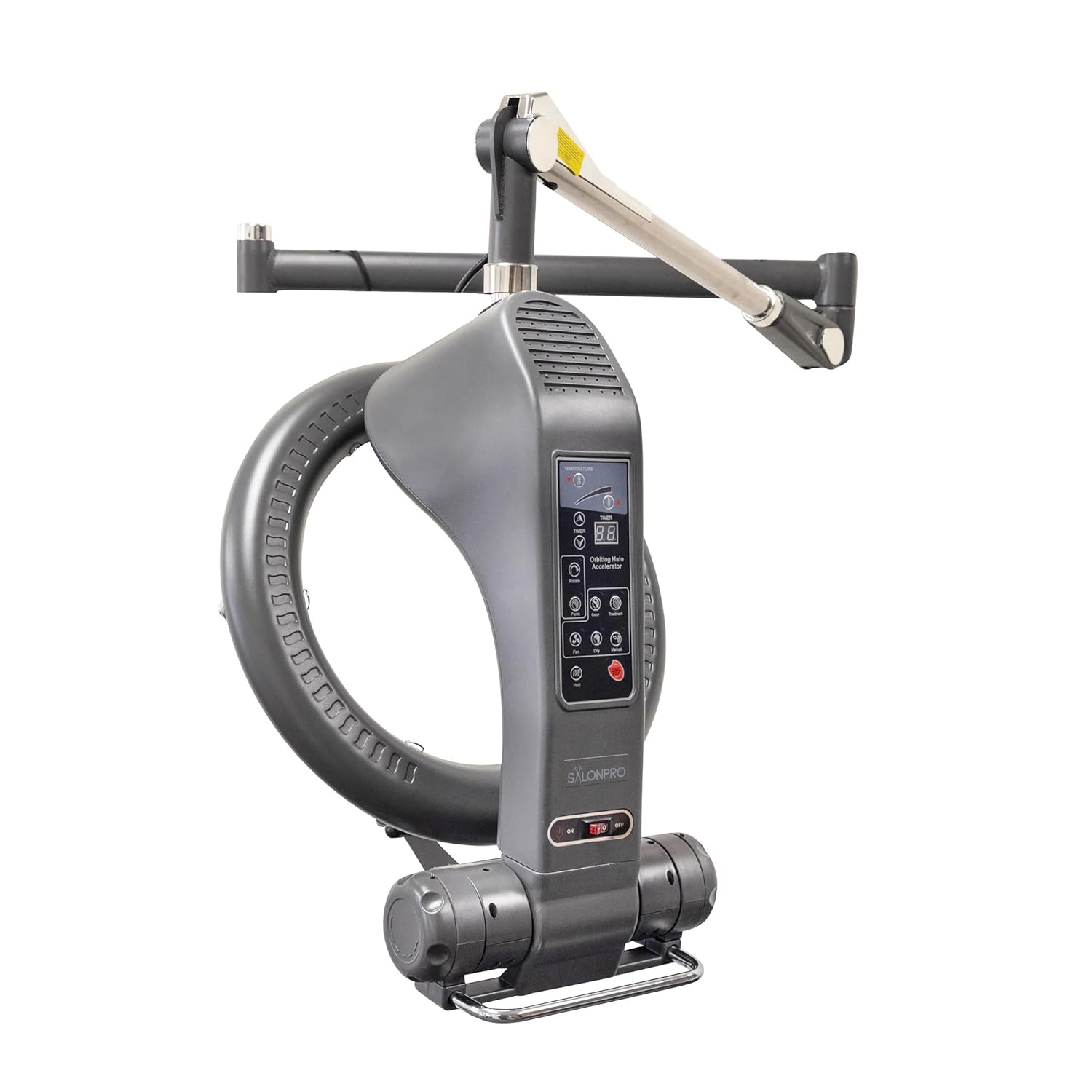 Professional Infrared Hair Color Processor & Multi-Function Dryer Accelerator w/Wall Mount System - Adjustable Hair Processing & Drying Machine - Hair Styling Salon Equipment (Grey)