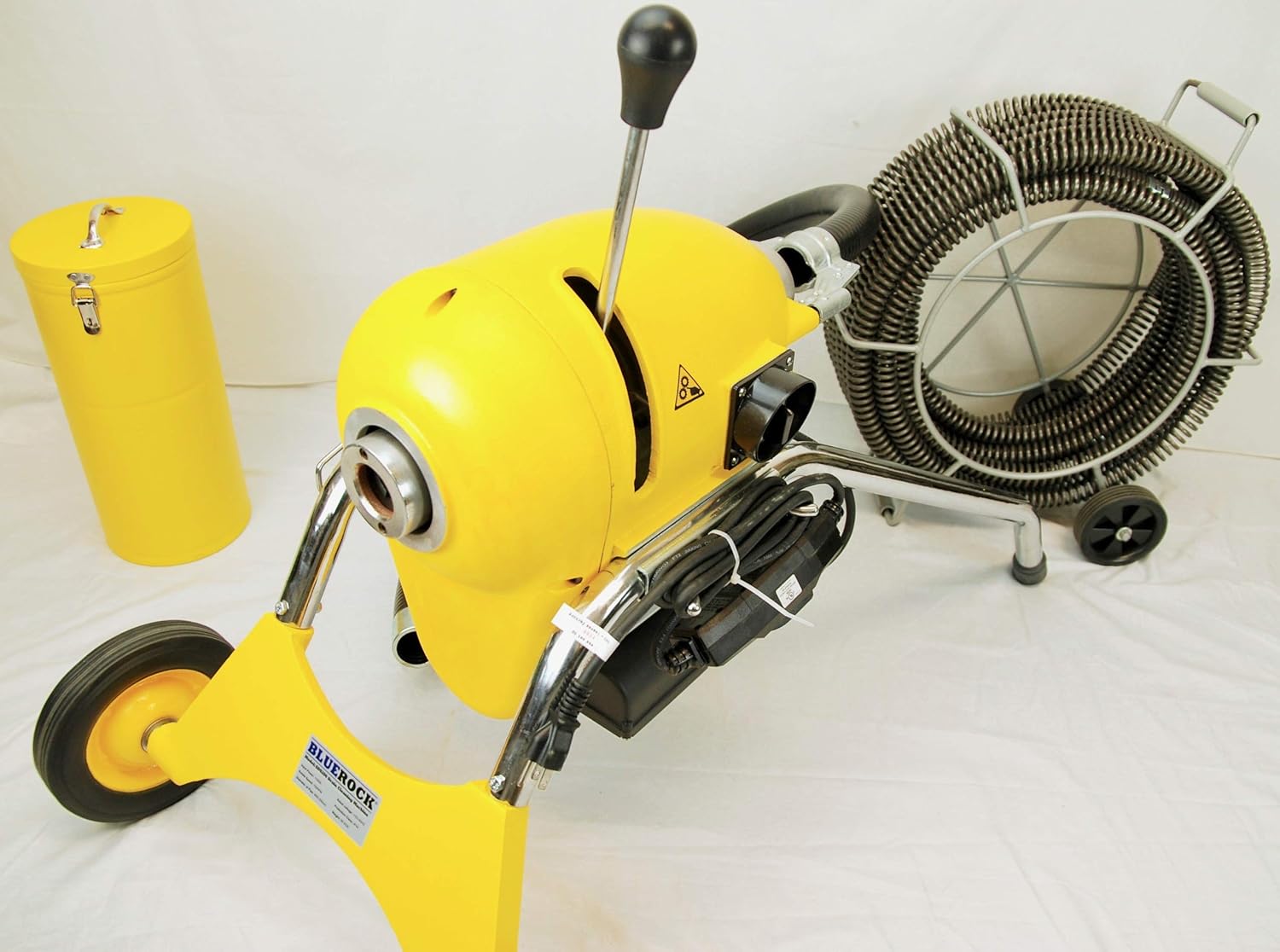 Package Deal BLUEROCK Tools SDS200 2" - 8" Sectional Pipe Drain Cleaning Machine Snake Cleaner