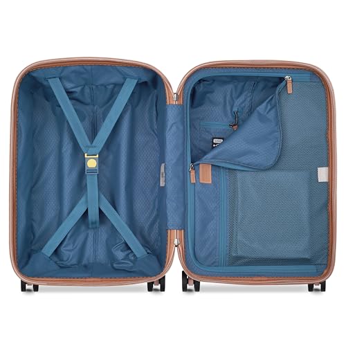 DELSEY PARIS Chatelet Air 2.0 Hardside Luggage with Spinner Wheels, Angora, Checked-Large 28 Inch