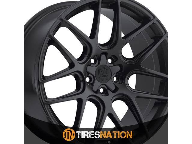 Motiv 409B Magellan 20x8.5 5x112/5x114.3 +40et Satin Black Wheel