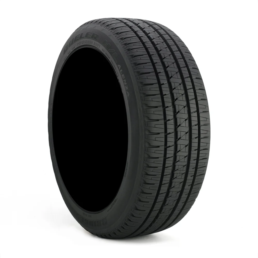 22 inch Hyper Black & Chrome Wheels, 285/45R22 Bridgestone Tires, TPMS & Lugs SET Fit GMC Chevy Cadillac Trucks and SUVs - Cadillac Escalade Style Rims