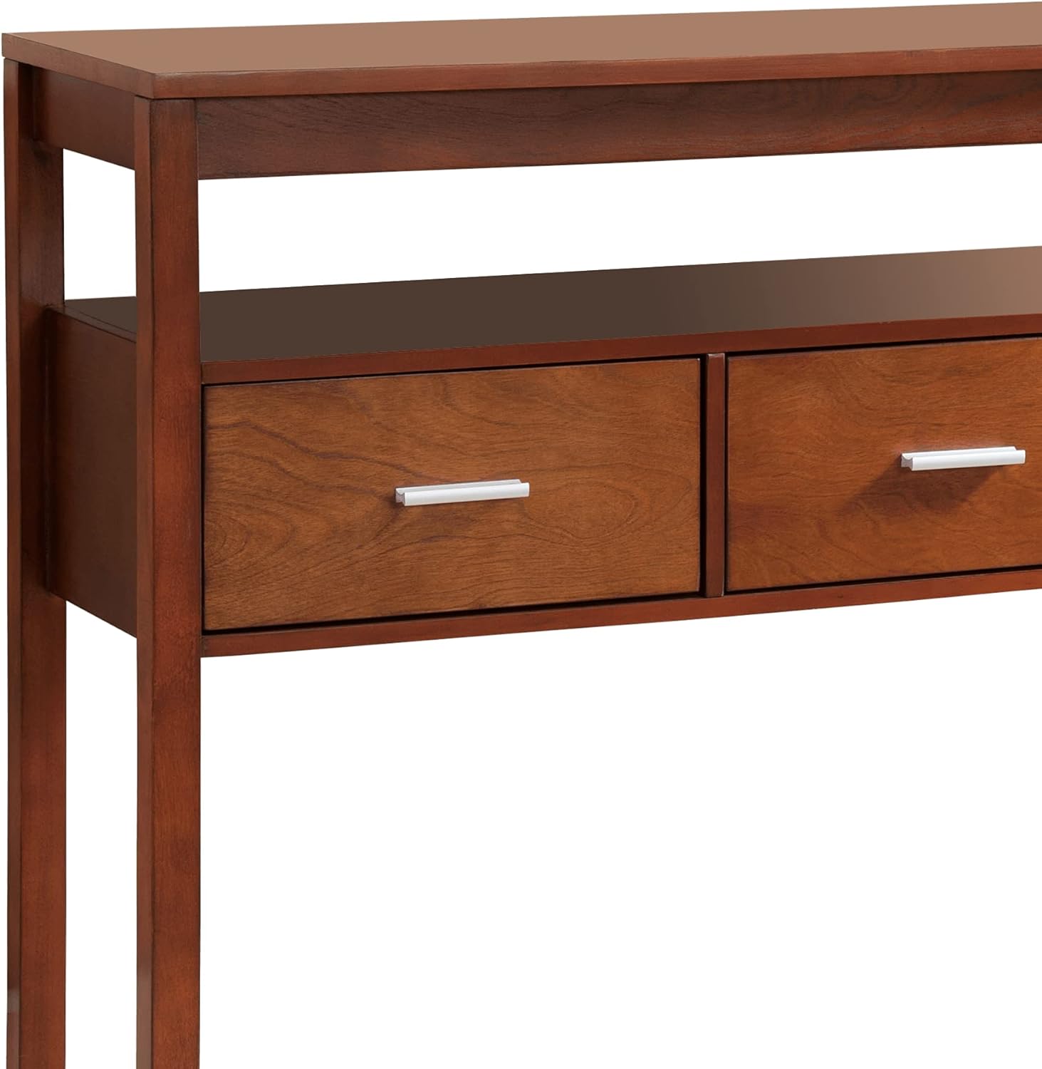 Luxurious Design Style Console Table, Furniture Walnut Wood Hall Side Cabinet Accent Furniture, Hallway, Entryway Home Decor