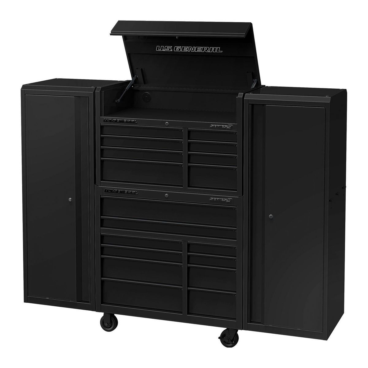U.S. GENERAL 42 in. x 22 in. Top Chest, Series 3, Black