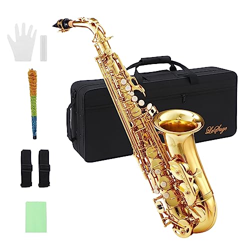 LeSage Alto Saxphone E Flat Black Saxophone for Beginners Student Alto Sax With Carrying Sax Case Adult Saxofon Alto Saxaphone Music Instrument