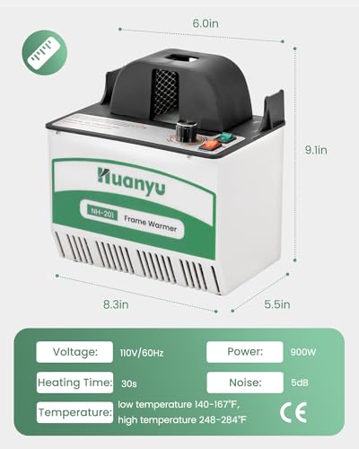 Huanyu Glasses Frame Warmer Adjustable Optical Framing Warming Machine Glasses Baking Lamp Optical Instrument 800W 110V/220V
