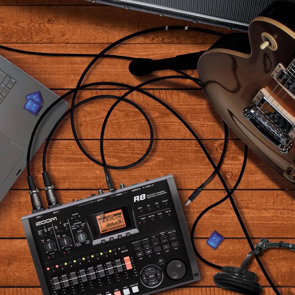 Zoom R8 Recorder - 8-Track Recorder - Audio Interface - Pad Sampler