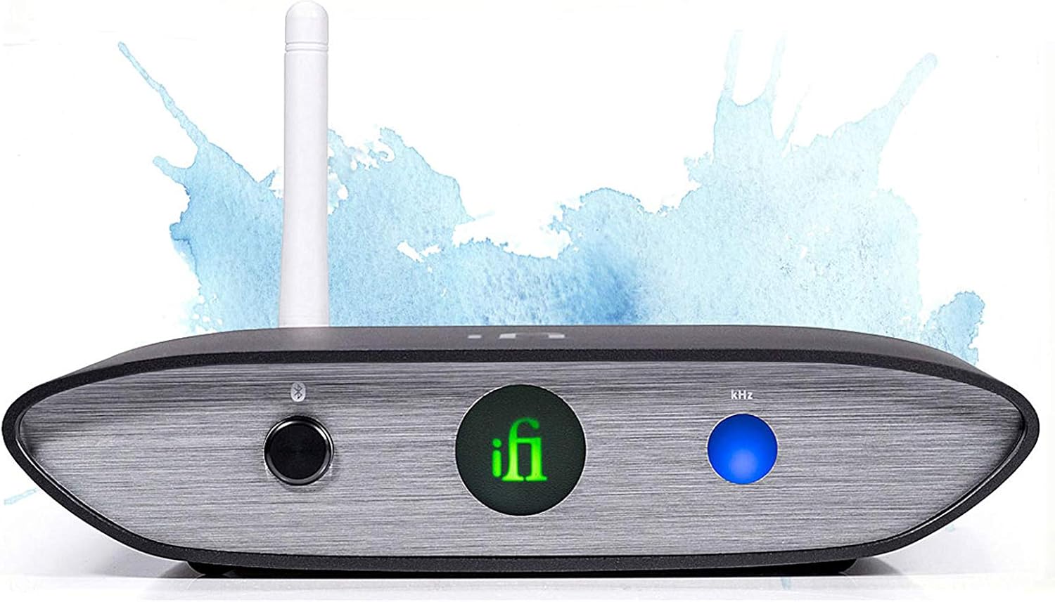 iFi Zen Blue HiFi Bluetooth Receiver Desktop DAC/Adapter - Wireless Input/Outputs - Optical/Coaxial/SPDIF/RCA / 4.4 Balanced - Audio System Upgrade (Unit Only)