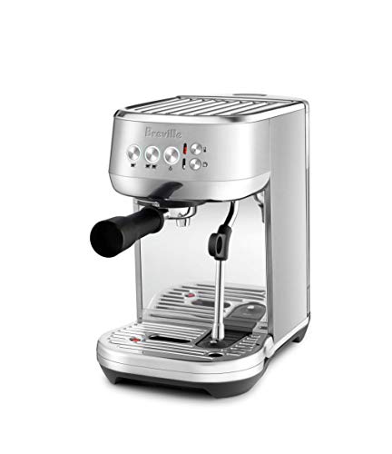 Breville BES500BSS Bambino Plus Espresso Machine, Brushed Stainless Steel (Renewed)