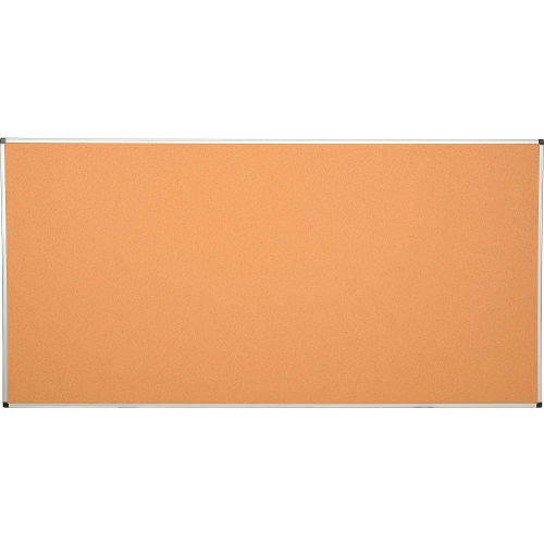 Large Cork Bulletin Board - 96 x 48 - Aluminum Frame