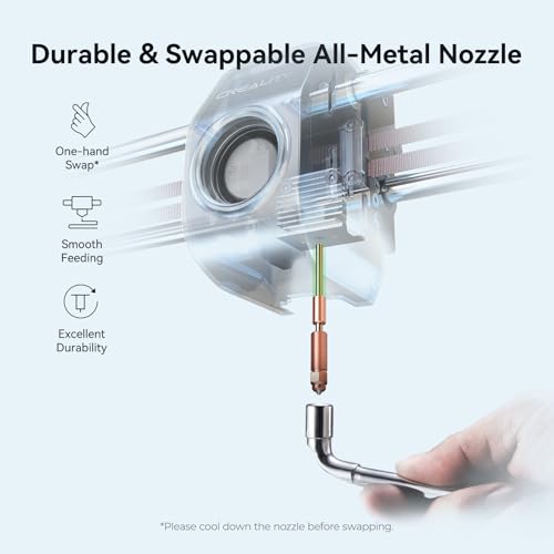 Creality 3D Printer, K1 SE Fully Assembled Auto Leveling FDM 3D Printers for Kids and Beginners, 600mm/s Max High-Speed Printing, Core XY All Metal Structure, Larger Print Size 250x220x220mm