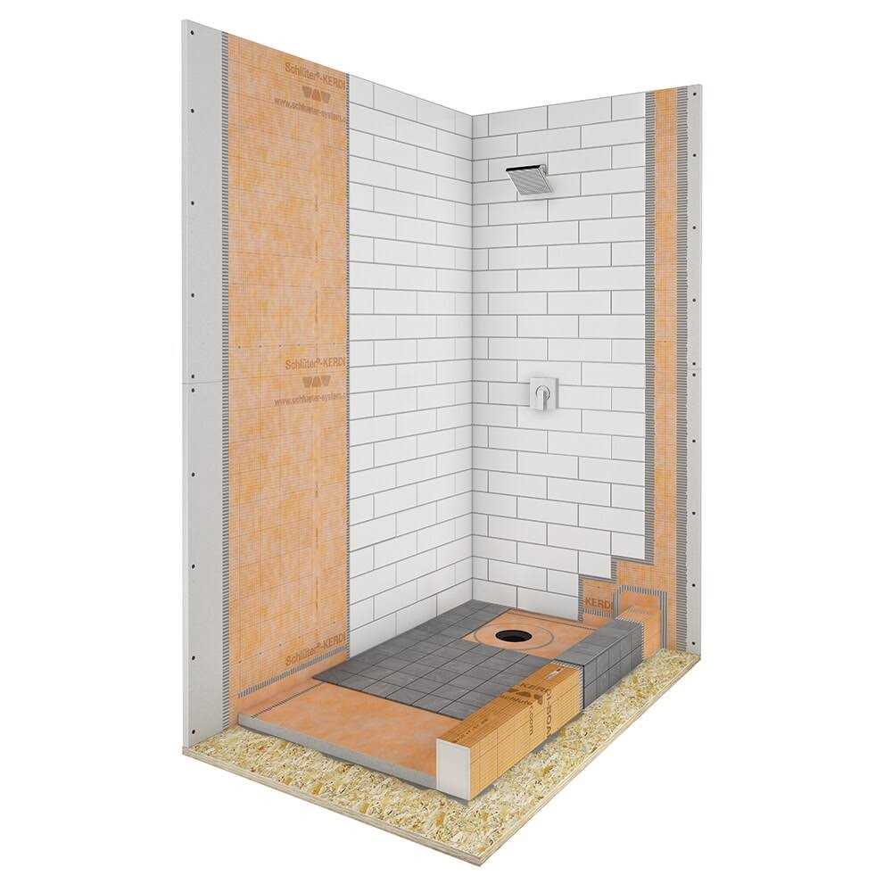 Schluter Kerdi Shower TS Tray 38 x 60 Off Center Drain